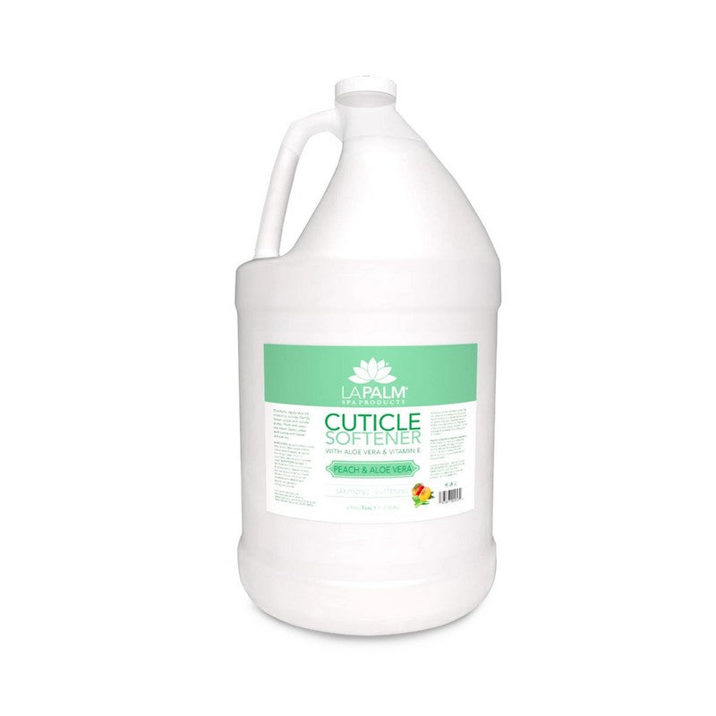 LaPalm Cuticle Softener - Peach and Aloe Vera 1 Gal